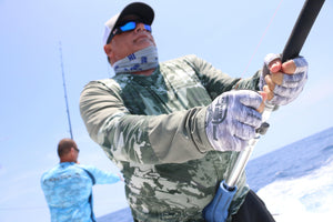 Sun Protection with Fish Monkey Gloves and Face Guards