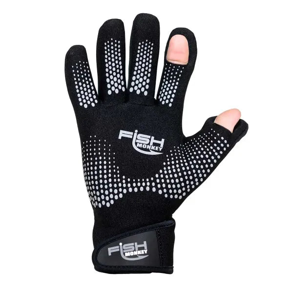  Fish Monkey The Blocker Neoprene Fishing Gloves S : Sports &  Outdoors