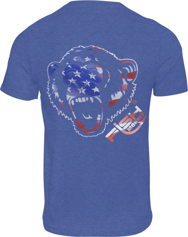 Americana Monkey        T-Shirt