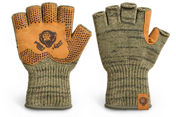 Wooly Precision Grip Half Finger Glove