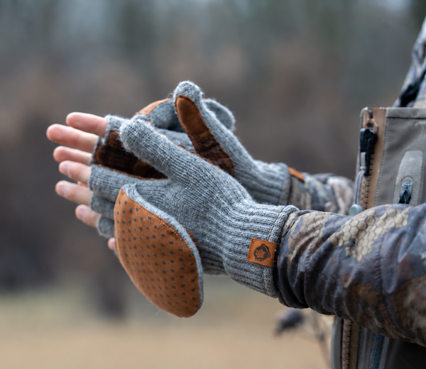 Wooly Long Convertible Cold-Weather Mitten Glove