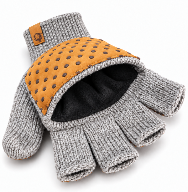 Wooly Long Convertible Cold-Weather Mitten Glove