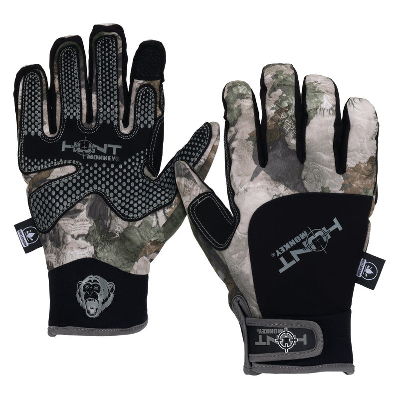 “Stealth Hunt glove in Mossy Oak Terra Gila camo”