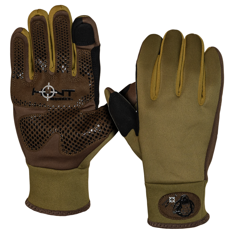 "Medium weight glove with bonded nylon and fleece lining"
