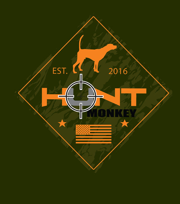 Hunt Monkey Camo Dog T-Shirt