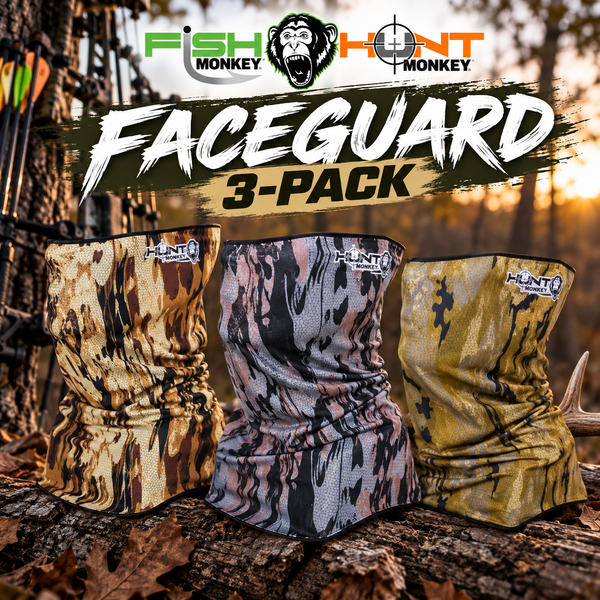 Hunt Monkey Conceal Faceguard 3-Pack  (Closeout Colors)