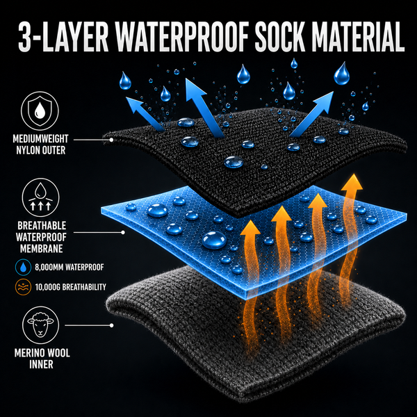 HYDRO-BLOCK Waterproof Sock "OTC Cut"