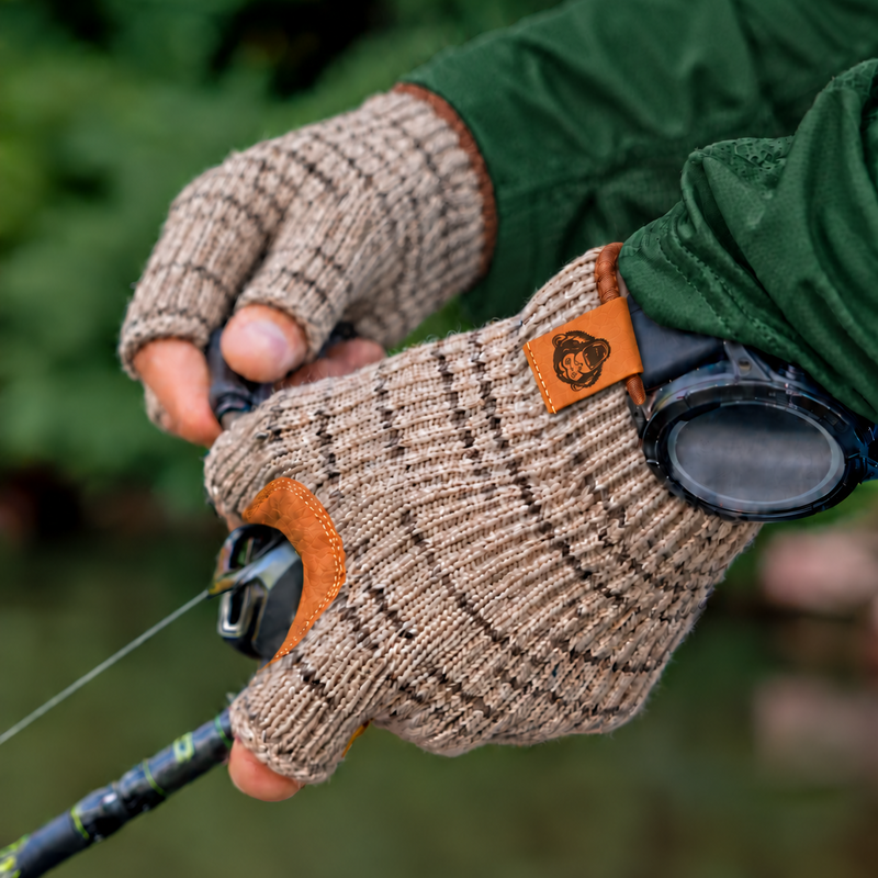 Wooly Precision Grip Half Finger Glove