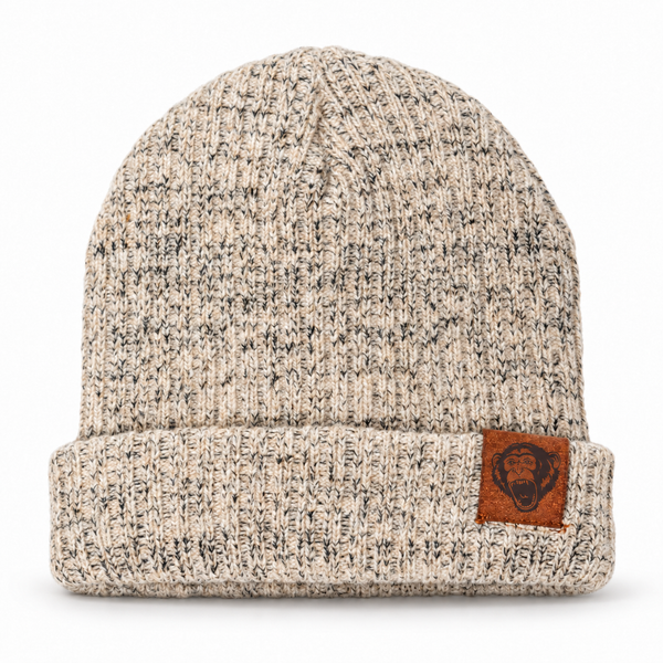 Wooly Head Ribbed Wool Beanie