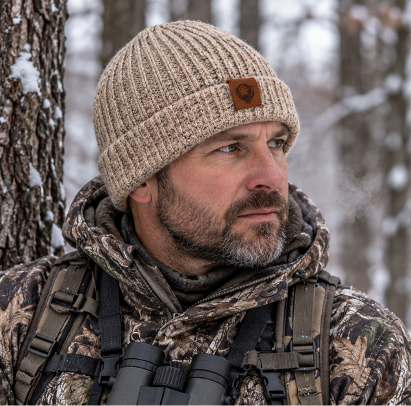 Wooly Head Ribbed Wool Beanie