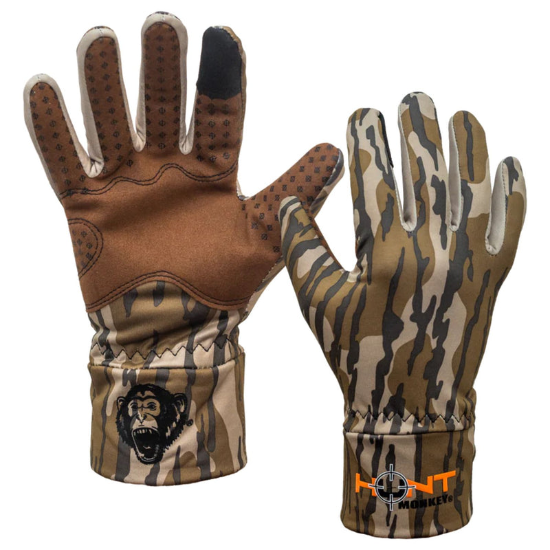 “Ridge Runner hunting glove in Mossy Oak Original Bottomland camo”