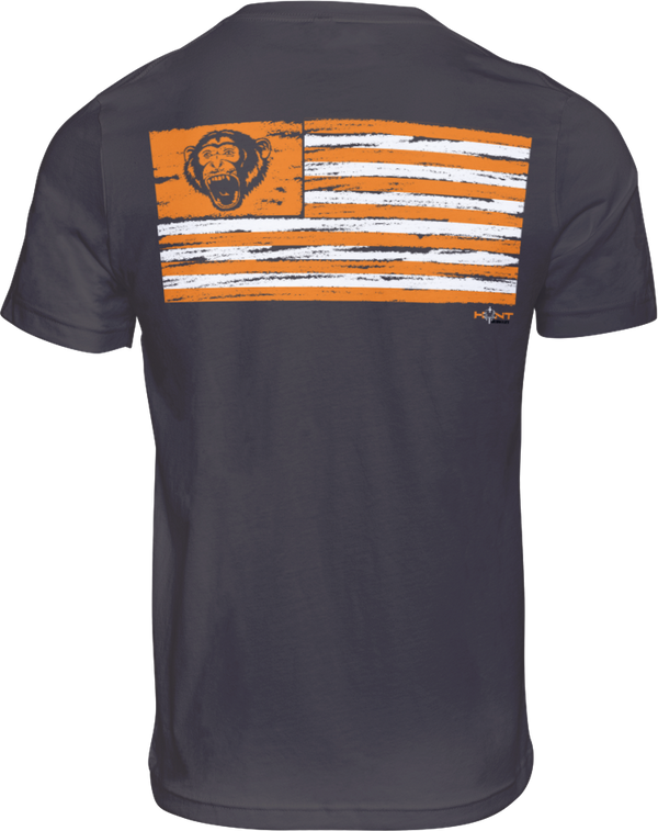 Hunt Monkey Chalk Flag T-Shirt