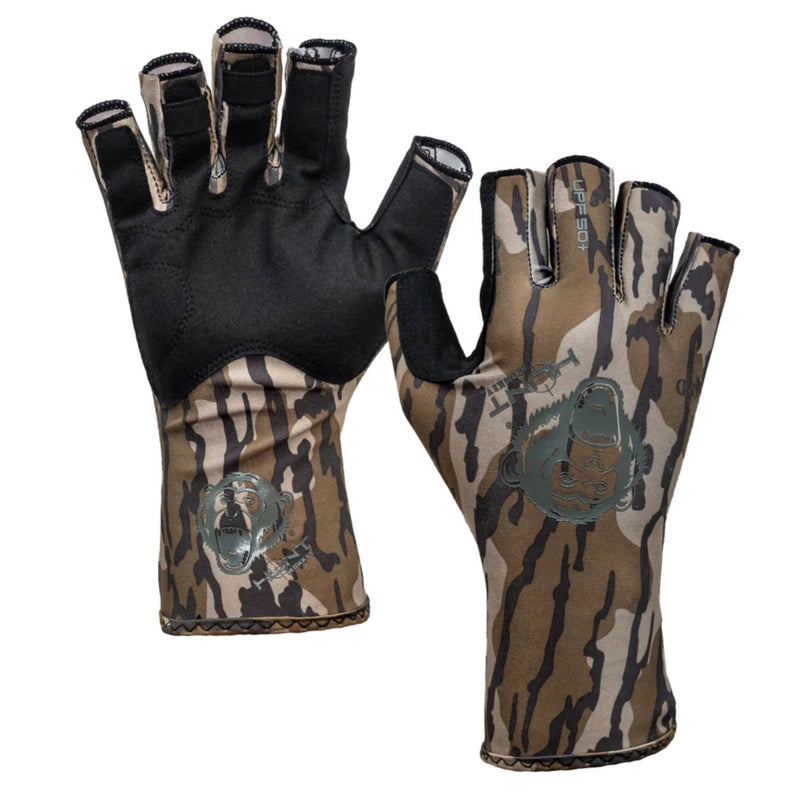“Sneaky Pete glove in Mossy Oak Bottomland camo”