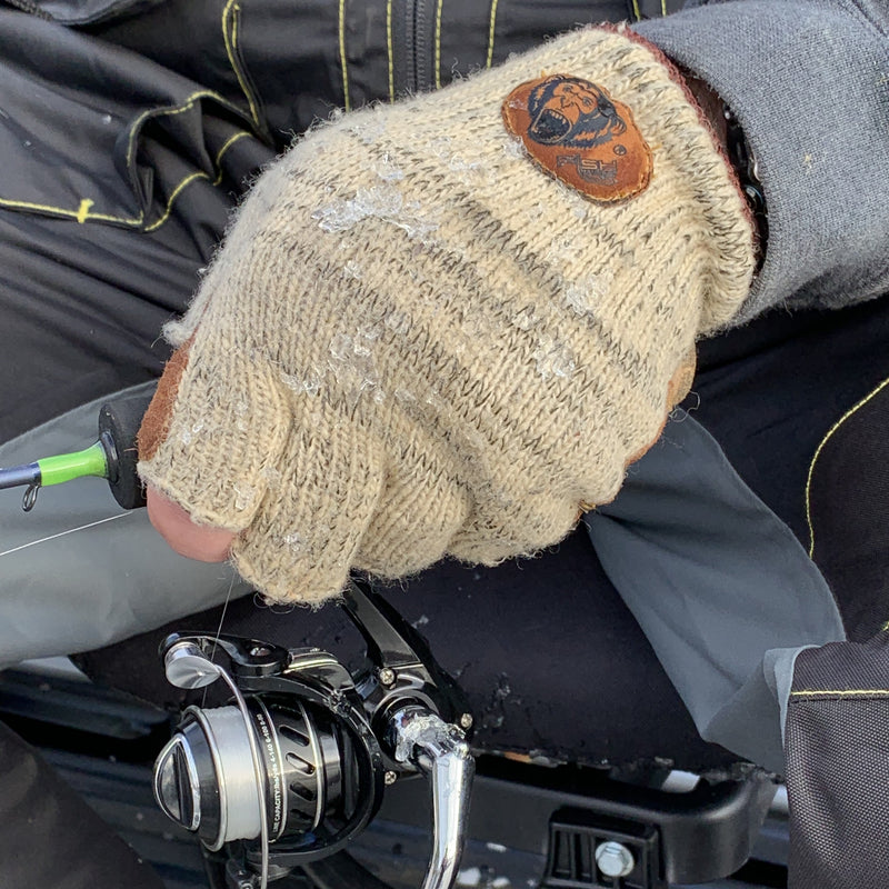 Wooly Precision Grip Half Finger Glove